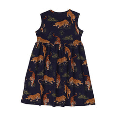 Tigers and Leopards-Sleeveless Dress