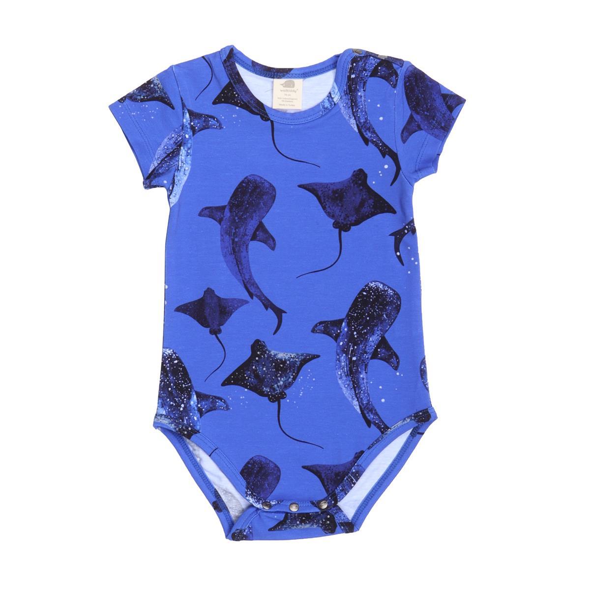 Kurzarm Body aus Baumwolle (Bio)