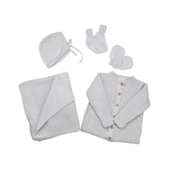 Geschenkset aus Biobaumwolle-Blau