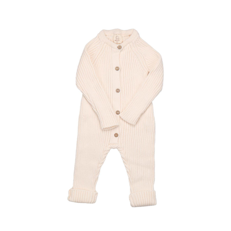 Overall made of organic cotton-cream