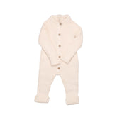 Overall aus Biobaumwolle-Creme