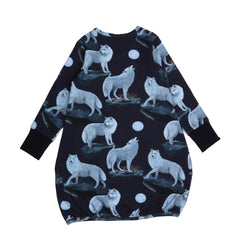 Robe à manches longues en coton (biologique)