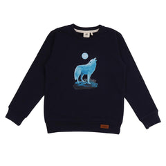 Pullover sweatshirt made of cotton (organic)