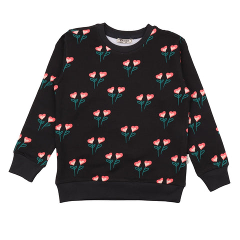 Flower Hearts 33-Sweatshirt