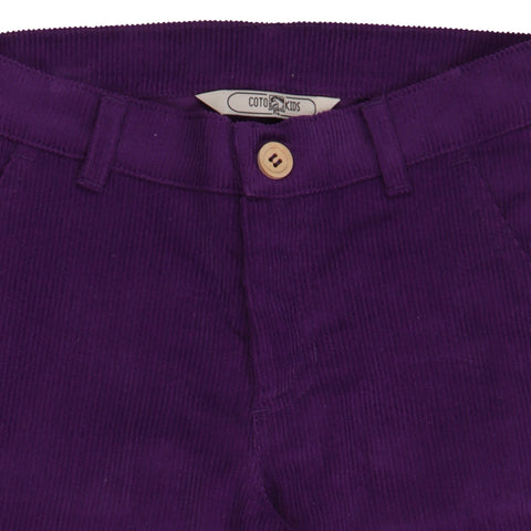 Cord Mysterious Purple 01-Trousers