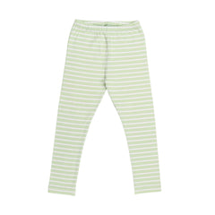 Green stripes 14 leggings