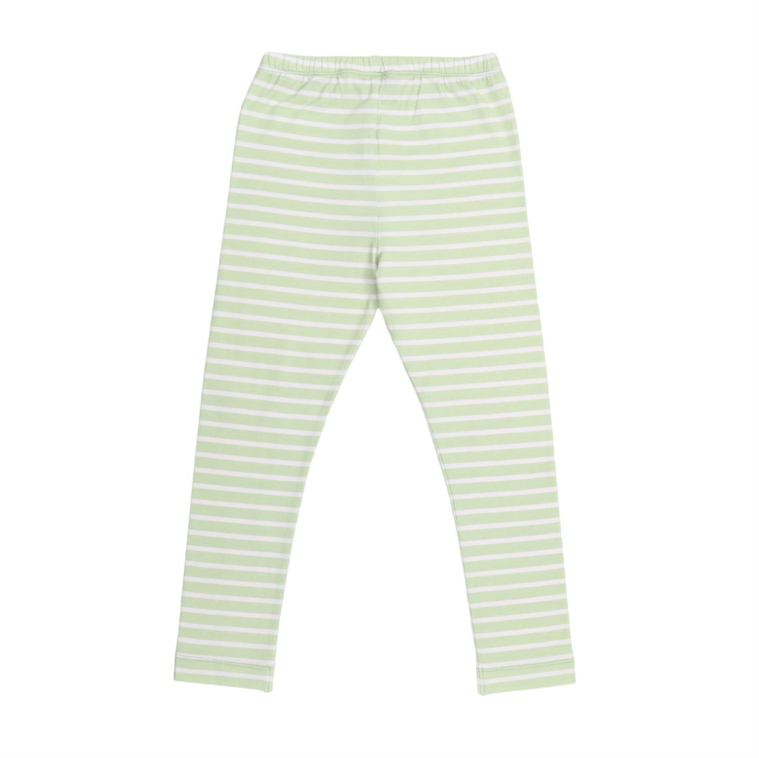 Green stripes 14 leggings