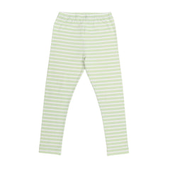 Green stripes 14 leggings