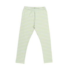 Green stripes 14 leggings