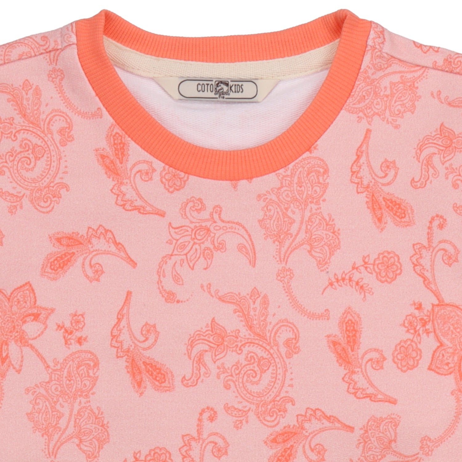 Soft paisley sweatshirt