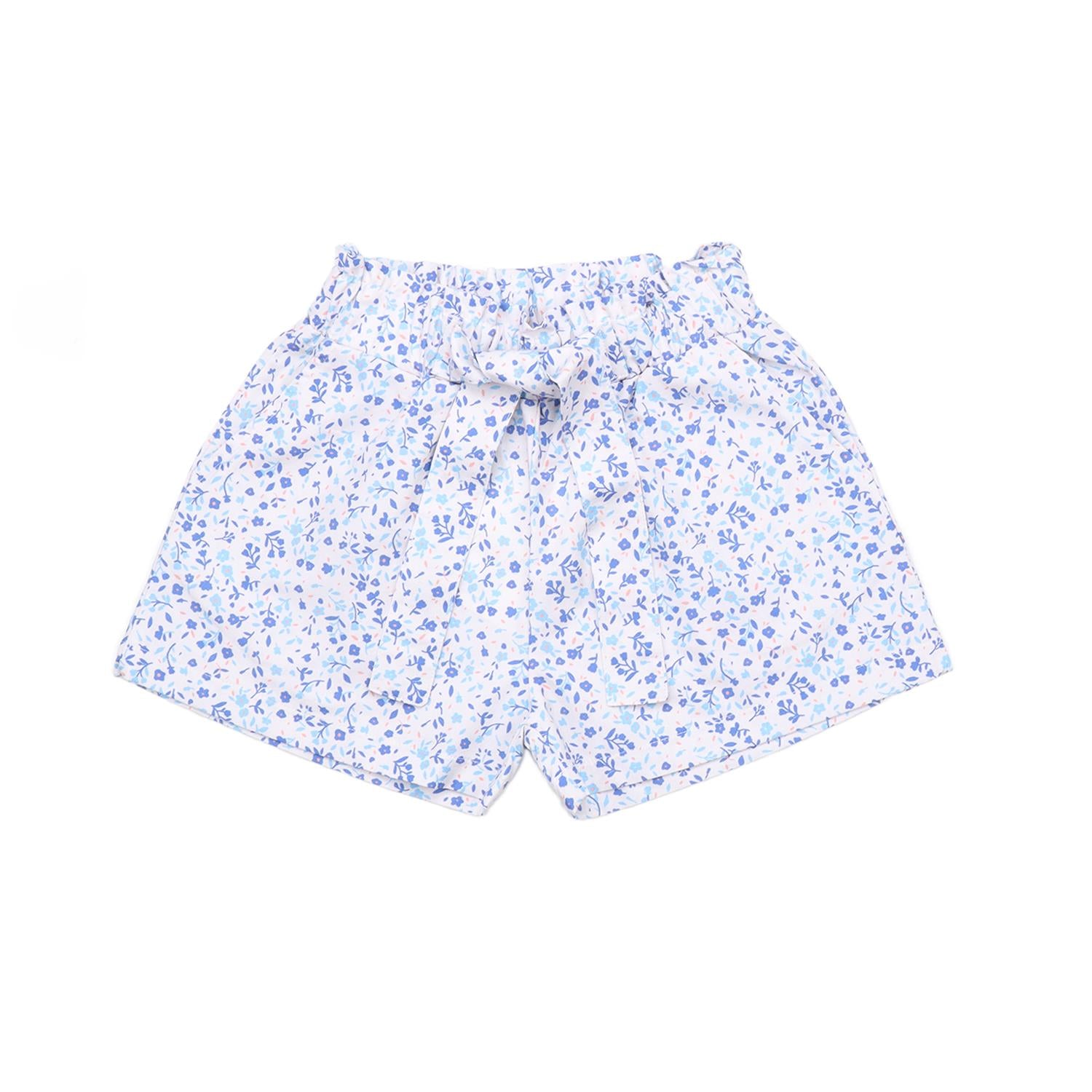 Blue Flowers-Shorts