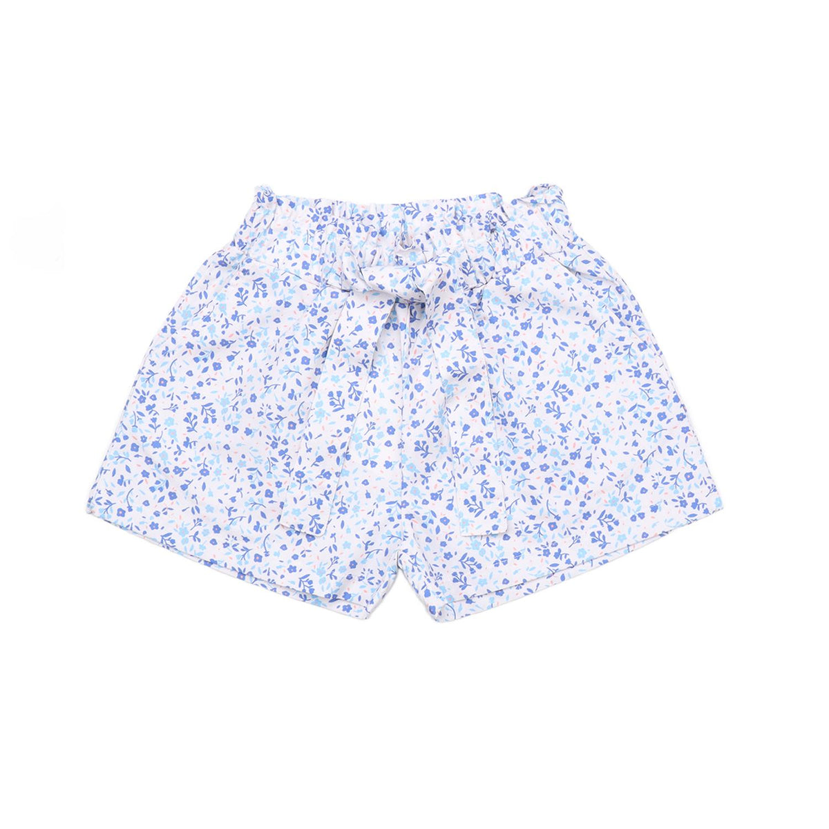 Blue Flowers-Shorts