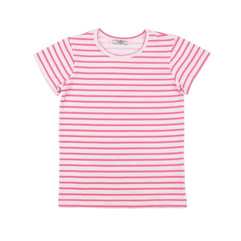 Pink stripes 12-T-Shirt