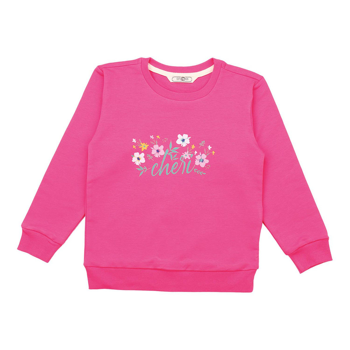 Pink Flowers Sweatshirt