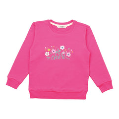 Pink Flowers-Sweatshirt