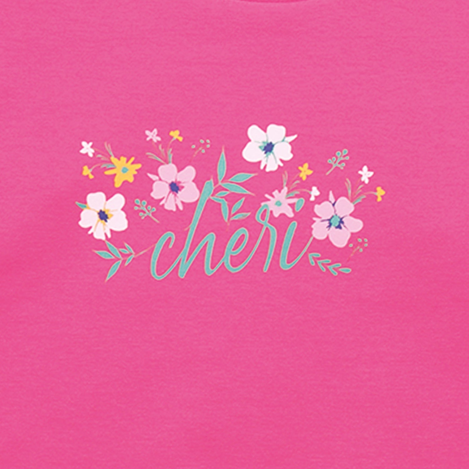 Pink Flowers Sweatshirt