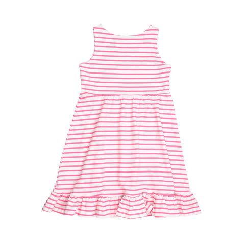 Pink stripes 12-Sleeveless Dress