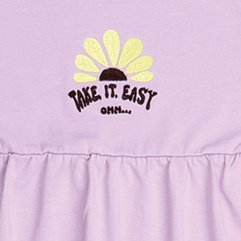 Yellow Flowers-Sleeveless Dress