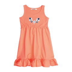 Blue Flowers Sleeveless Dress