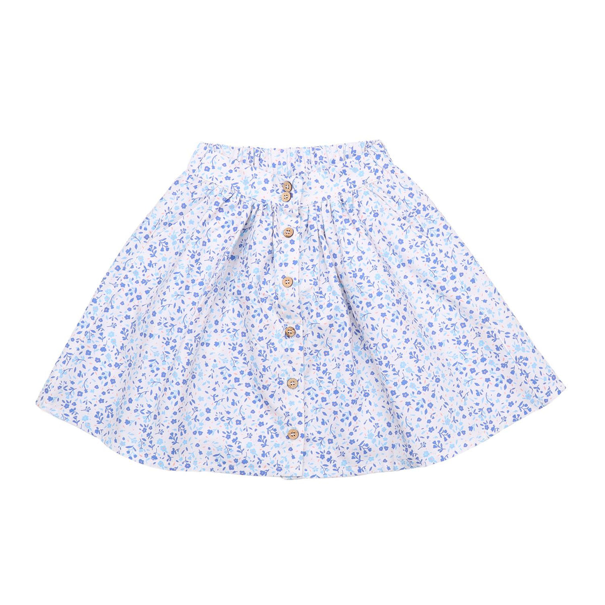 Blue Flowers-Skirt