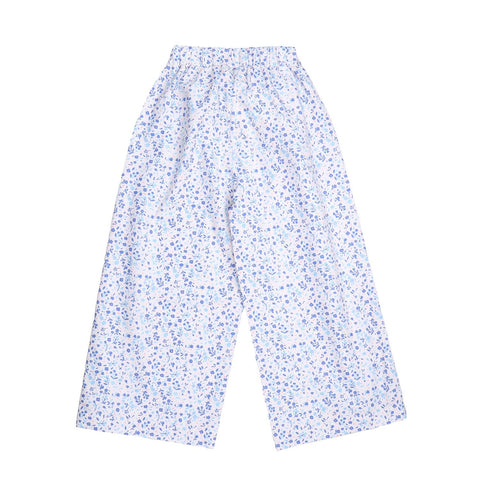 Blue Flowers-Trousers