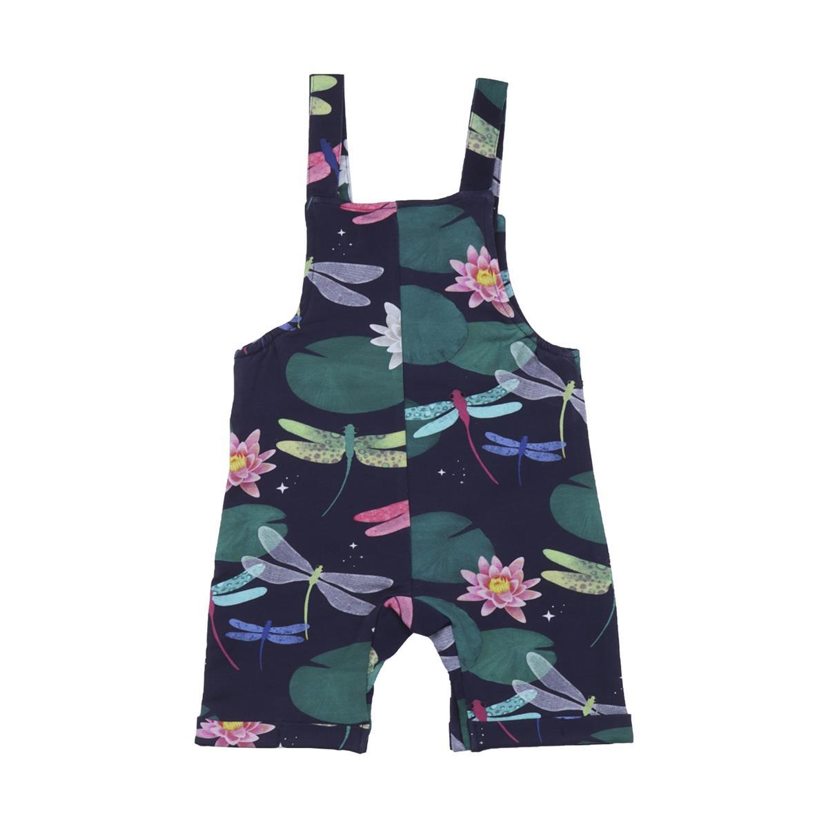 Sleeveless romper made of cotton (organic)