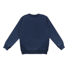 Felpa pullover in jeans (cotone biologico)