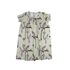 Short sleeve dress made of cotton (organic)