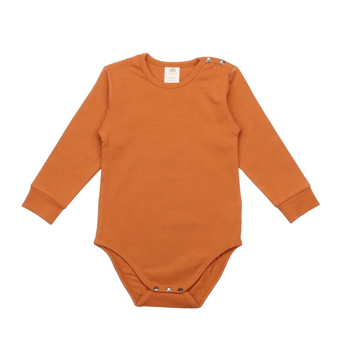 Long-sleeved body made of cotton (organic)