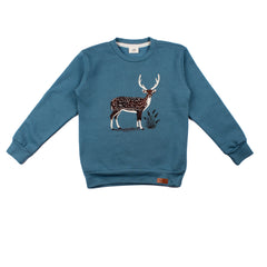 Pullover sweatshirt made of cotton (organic)