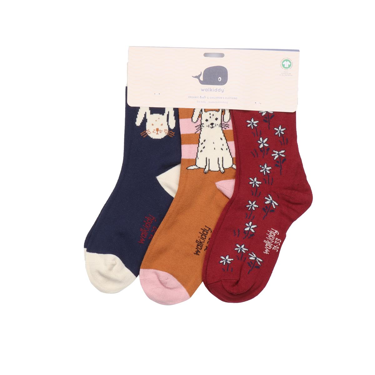 3 pairs of cotton socks (organic)