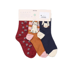 3 paires de chaussettes en coton (bio)