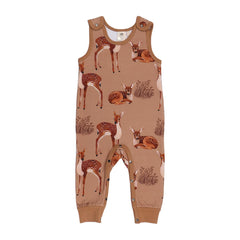 Sleeveless romper made of cotton (organic)