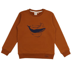 Pullover sweatshirt made of cotton (organic)