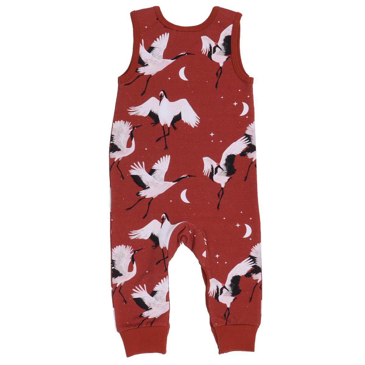 Sleeveless romper made of cotton (organic)