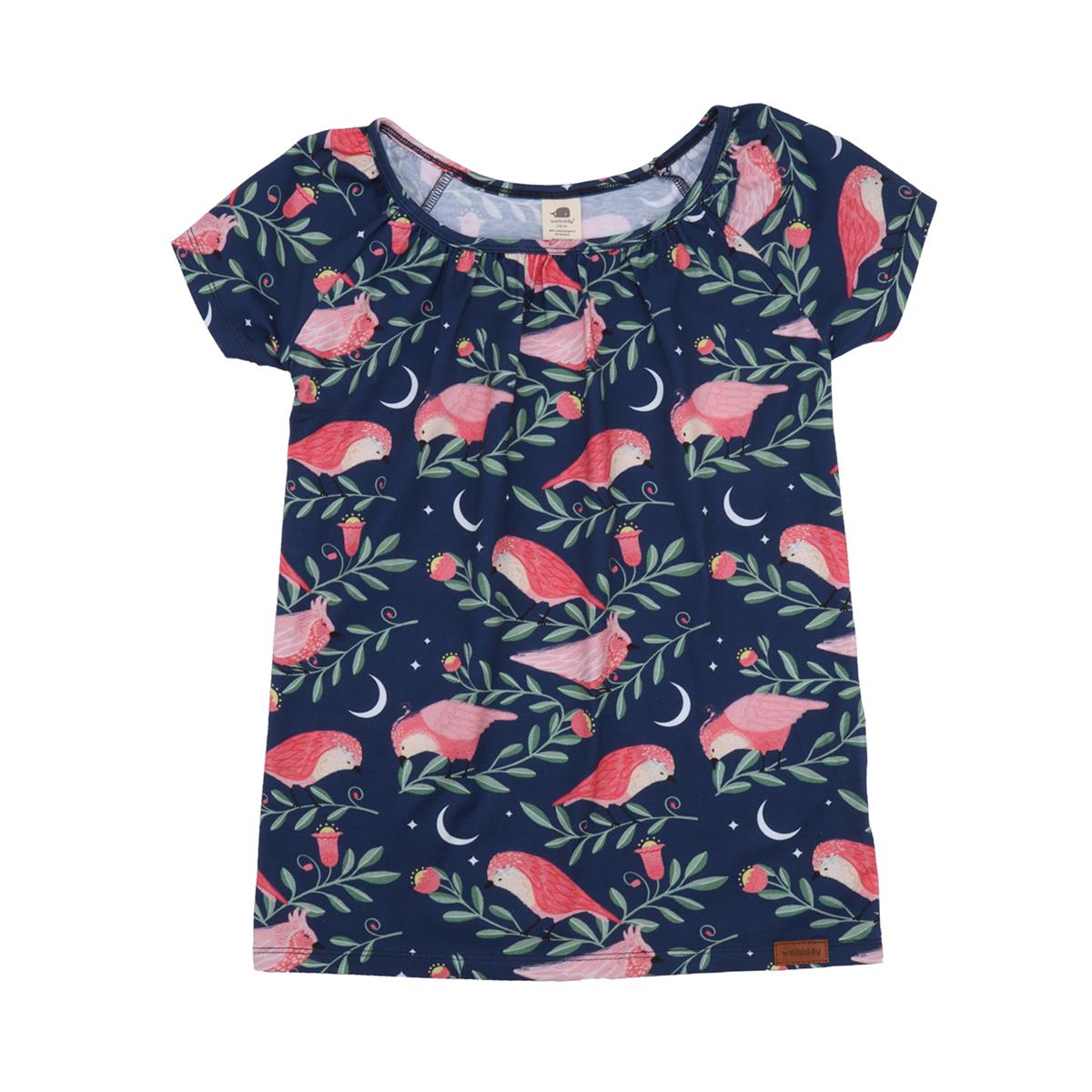 Pinky Birds - Cotton (Organic)