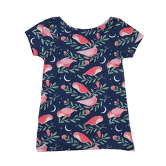 Pinky Birds - Cotton (Organic)