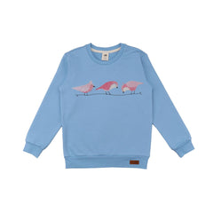 Pinky Birds - Cotton (Organic)