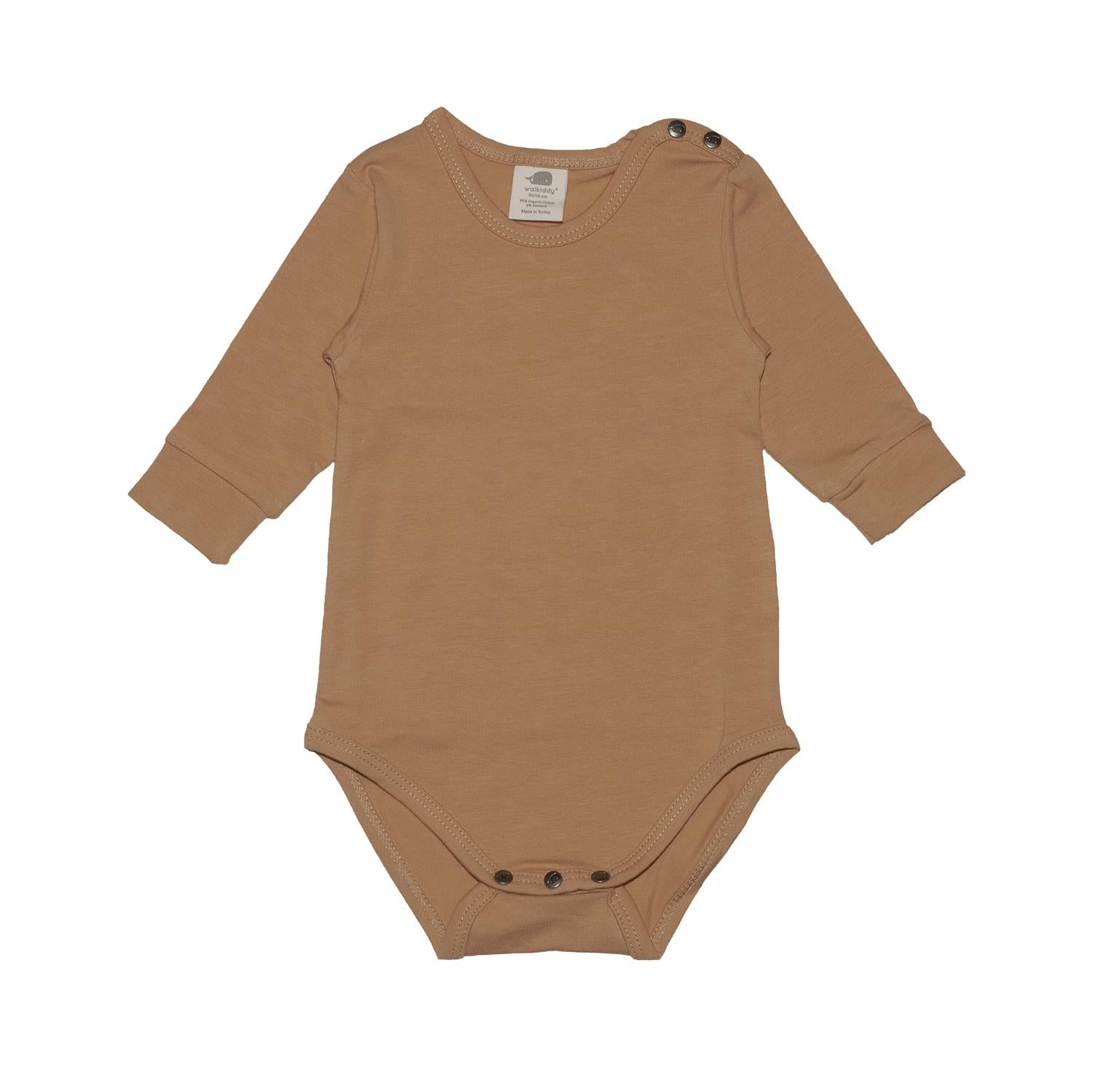 Long-sleeved body made of cotton (organic)