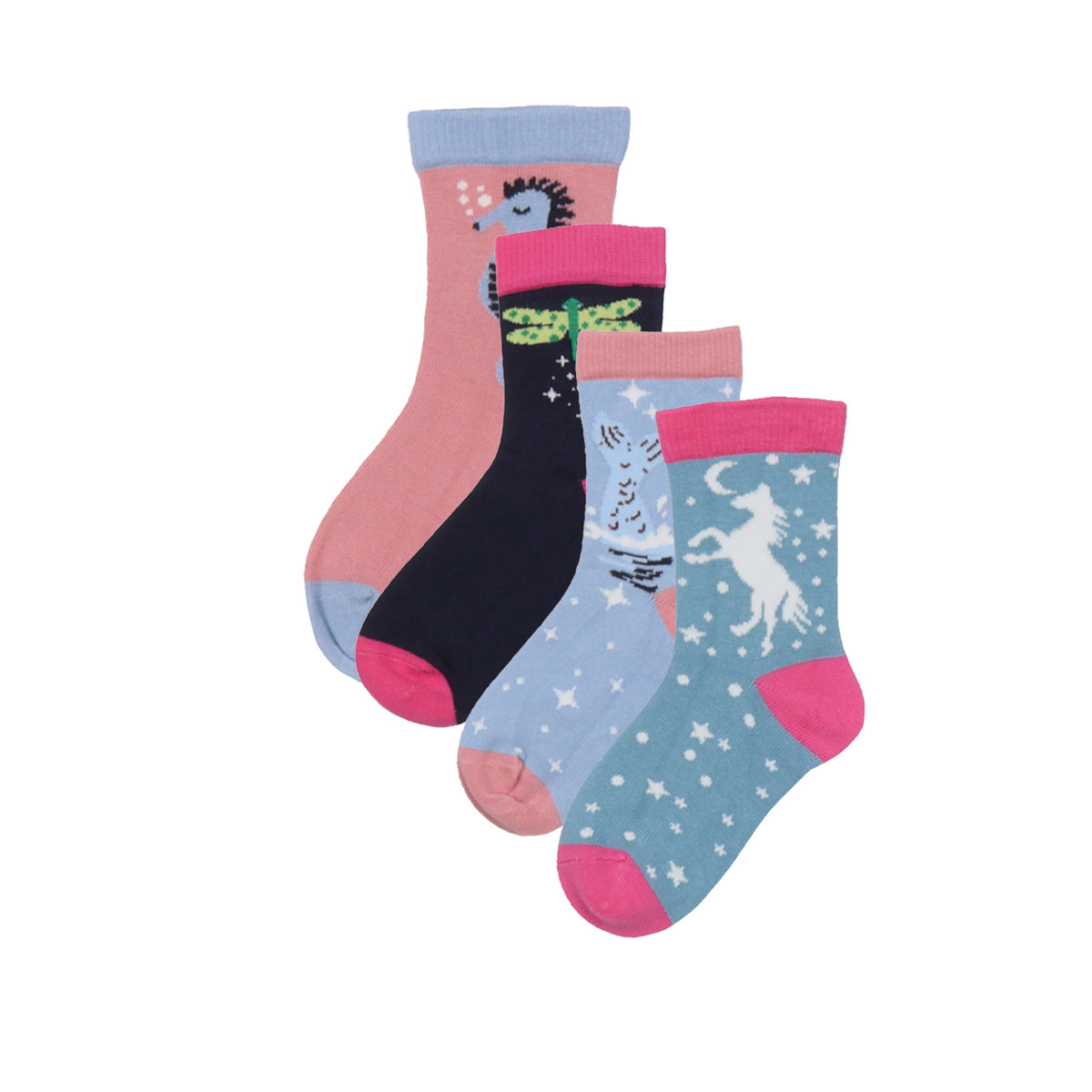 4 paires de chaussettes en coton (bio)