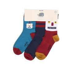 3 paires de chaussettes en coton (bio)