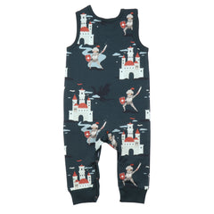 Sleeveless romper made of cotton (organic)