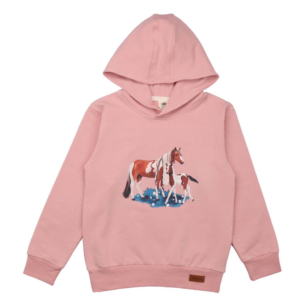 Caballos pequeños y grandes - Sudadera con capucha