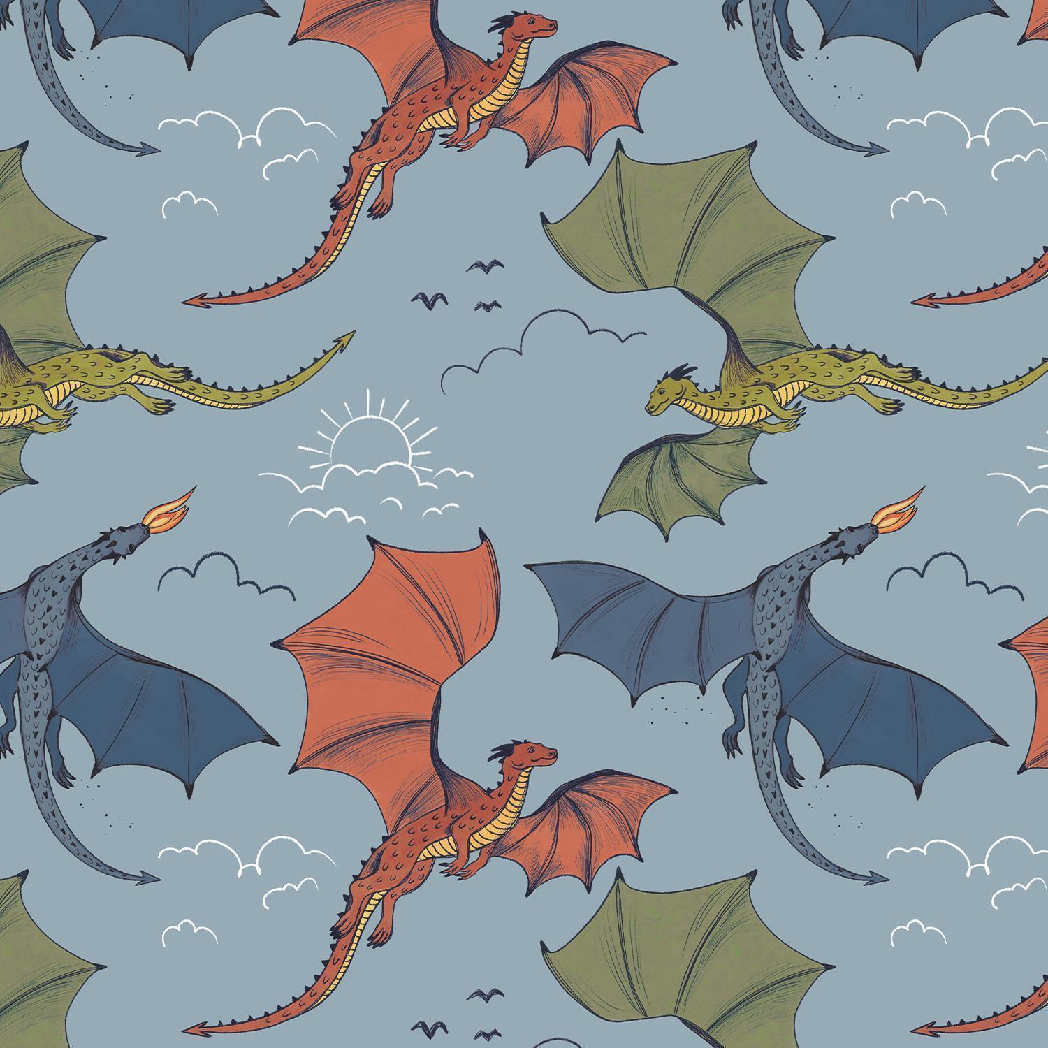 Dragones de colores - Túnica