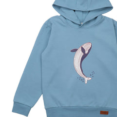 Ballenas y tortugas marinas - Sudadera con capucha