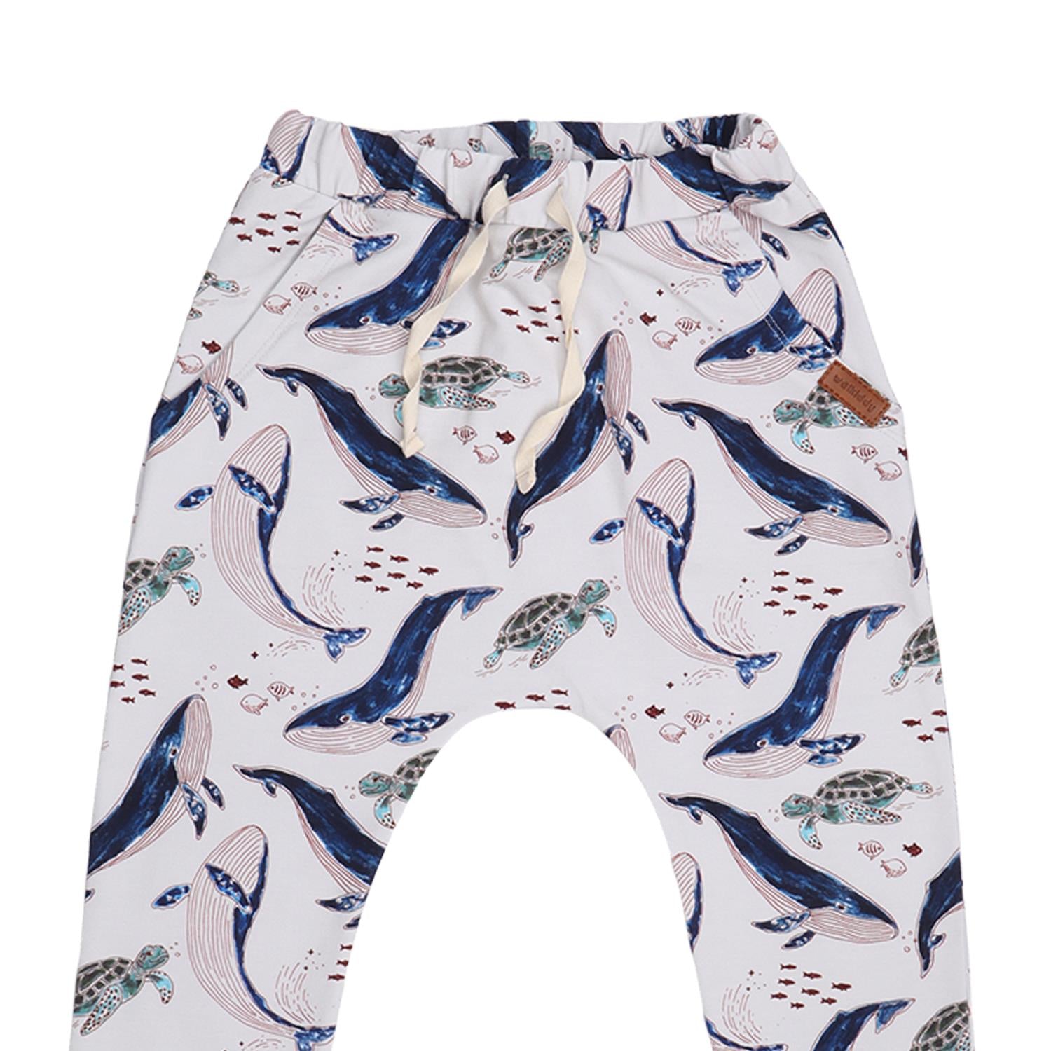 Baleines et tortues de mer - Pantalon Baggy