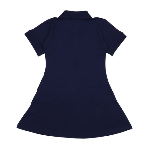 Blue Depths-Polo Dress