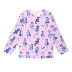 Camisa de manga comprida confeccionada em algodão (orgânico)
