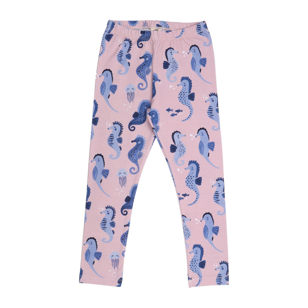 Blue Seahorses-Leggings
