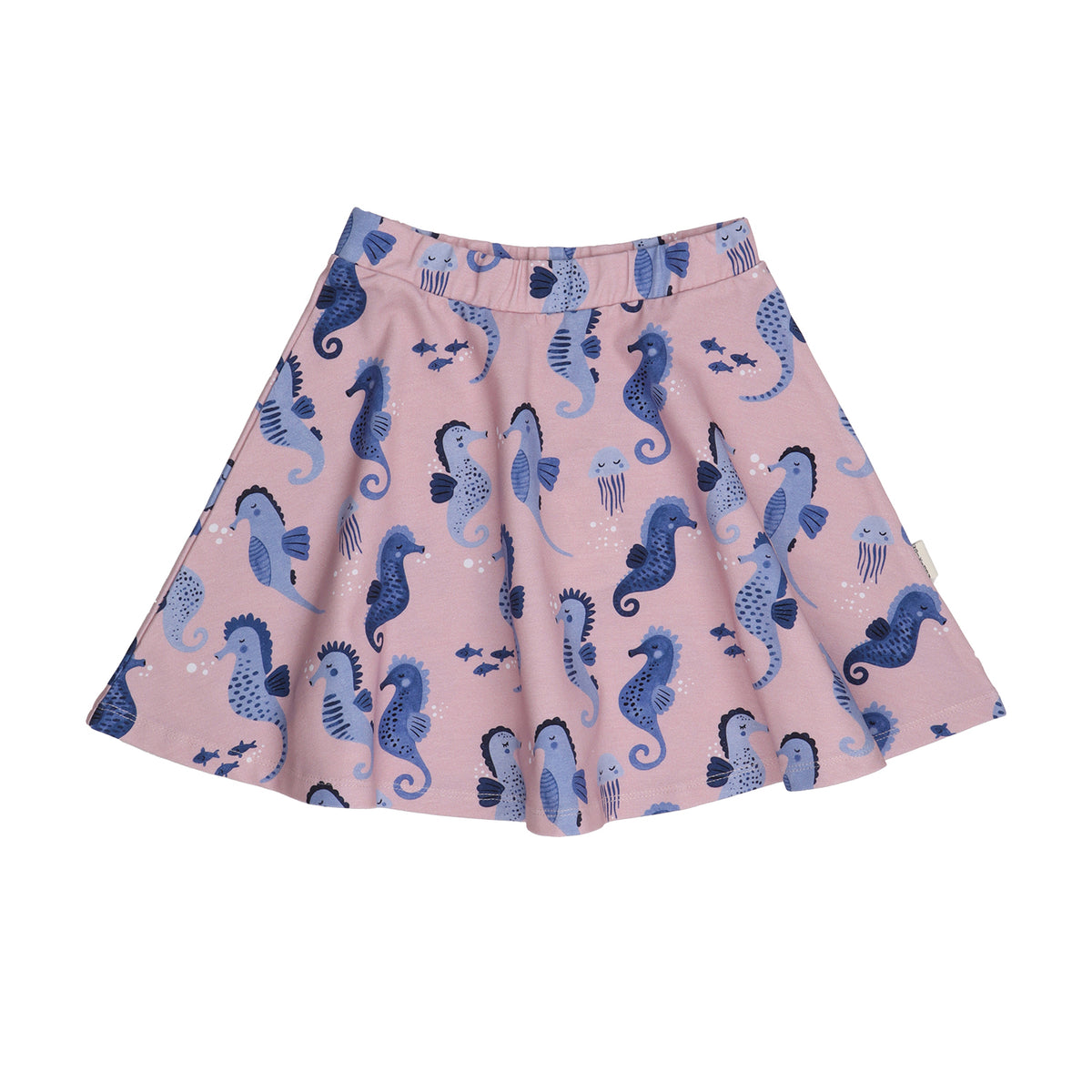 Blue Seahorses Skirt